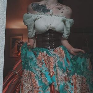 OOAK upcycled gypsy gown